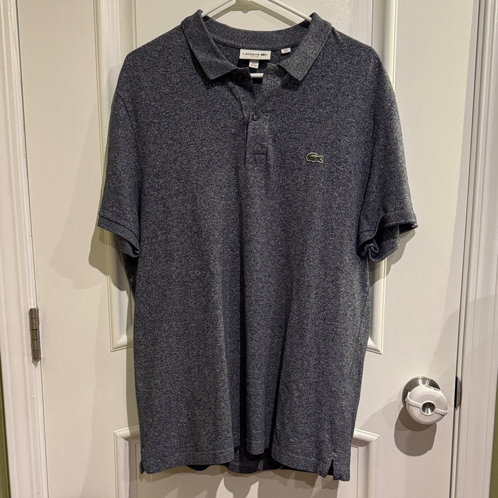 Lacoste Men's Charcoal Polo Shirt